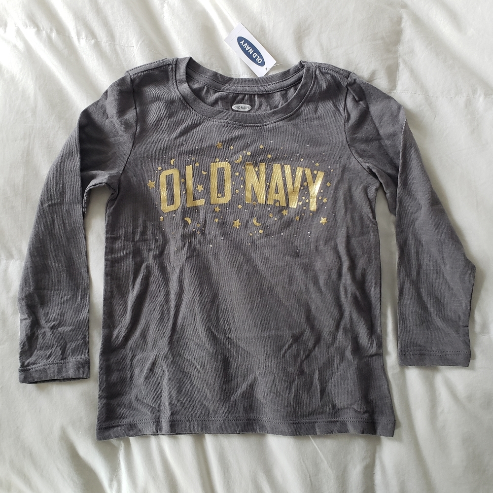 NWT Old Navy Logo-Graphic Long-Sleeve Tee for Girl